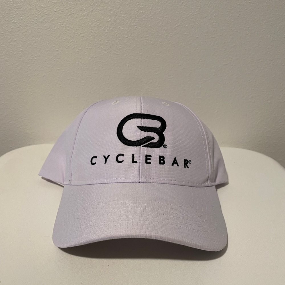 White CycleBar hat